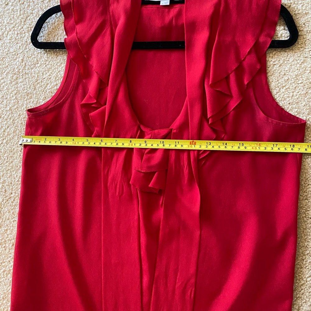 LOFT Ruffle Tie Top - Picture 6 of 6